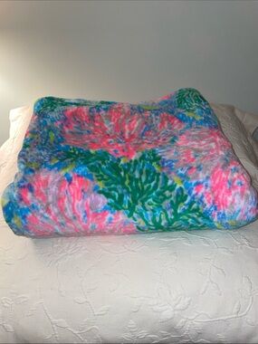 Lilly Pulitzer Fleece Throw Blanket